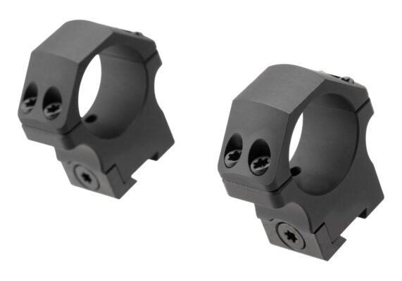 Leapers P.O.I. Medium Profile 30 mm Dovetail Rings Black - obrazek 2
