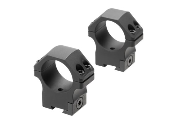 Leapers P.O.I. Medium Profile 30 mm Dovetail Rings Black - obrazek 3
