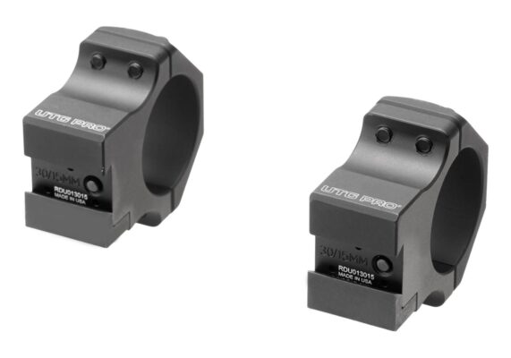 Leapers P.O.I. Medium Profile 30 mm Dovetail Rings Black - obrazek 4