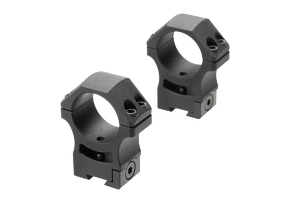 Leapers P.O.I. High Profile 30 mm Dovetail Rings Black - obrazek 3