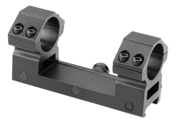Leapers AccuShot Medium Profile 1 Inch Picatinny Mount Black - obrazek 2