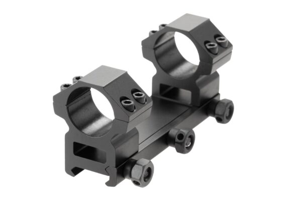 Leapers AccuShot Medium Profile 1 Inch Picatinny Mount Black - obrazek 4