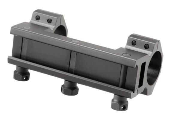 Leapers AccuShot Medium Profile 1 Inch Picatinny Mount Black - obrazek 5
