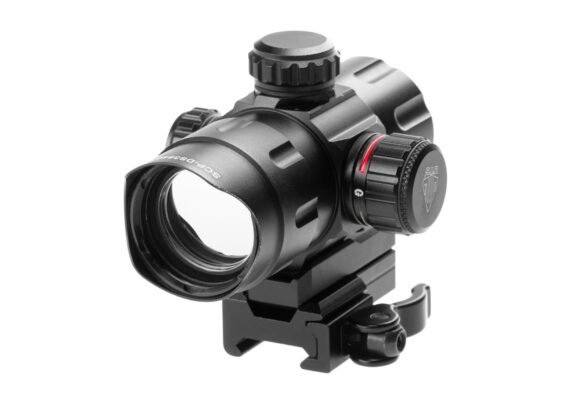 Leapers 4.2 Inch 1x32 Absolute Co-Witness Red / Green Dot Sight With QD Mount and Riser Black - obrazek 3