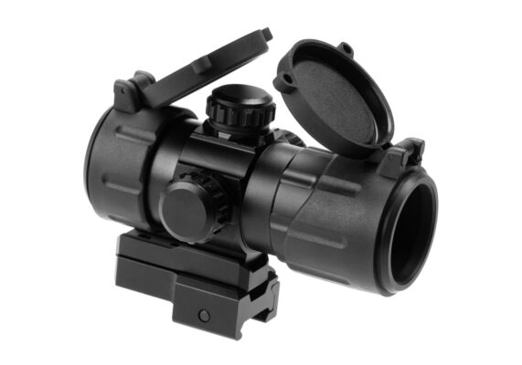 Leapers 4.2 Inch 1x32 Absolute Co-Witness Red / Green Dot Sight With QD Mount and Riser Black - obrazek 6