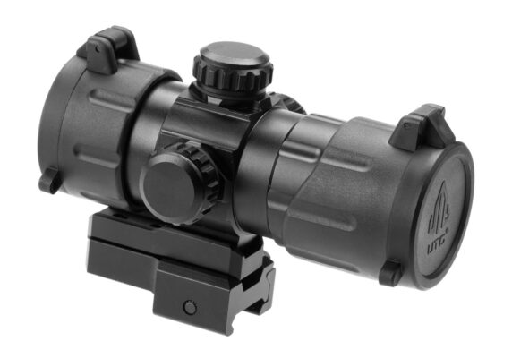 Leapers 4.2 Inch 1x32 Absolute Co-Witness Red / Green Dot Sight With QD Mount and Riser Black - obrazek 7