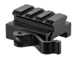 3 slot QD Picatinny rail riser - RAIL BO REHAUSSE PICATINNY QD 3 SLOT