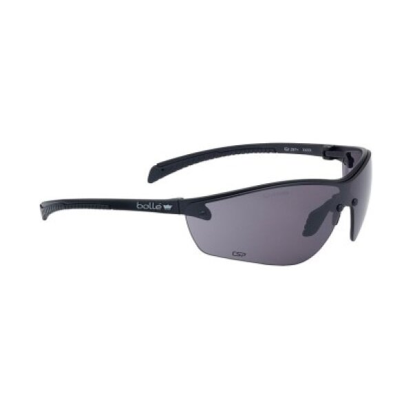 Bolle SILIUM plus BSSI Polycarbonate ballistics glasses - Black / Smoke