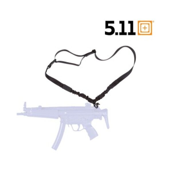 5.11 type 1 point Sling WITH BUNGEE - Black