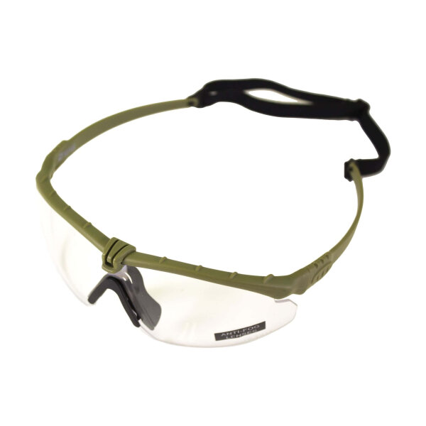 Battle Pro Thermal Green / Clear Glasses with Insert - Nuprol -