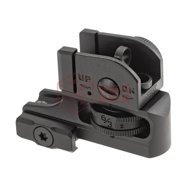 Leapers AR15 Super Slim Picatinny Rear Sight Black