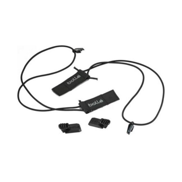 Bolle Elastic and scratch fixing set for COMBAT and X810 - Black