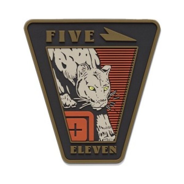 5.11 Mountain Lion Creep Velcro Patch - Grey
