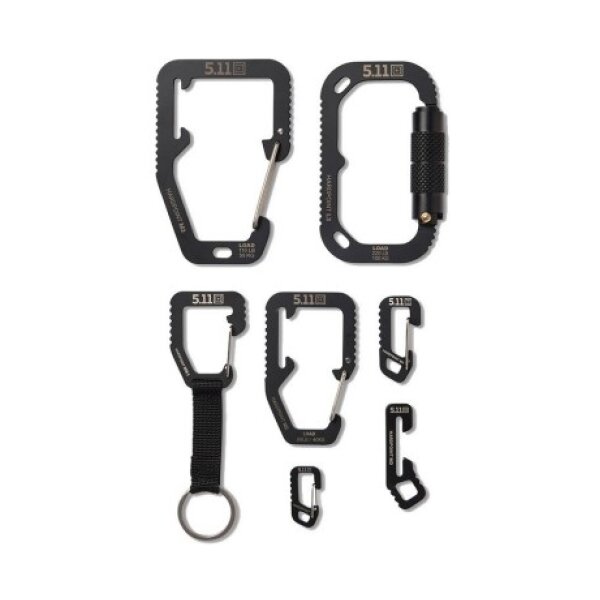 5.11 Hardpoint Set Carabiner Kit - Black