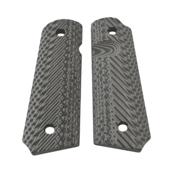 1911 carbon fiber grip panel - Grey