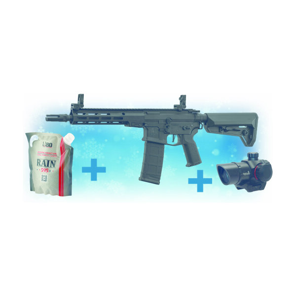 Lancer Tactical replica Christmas pack with red dot and BBs -