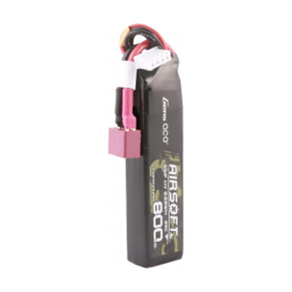 Lipo battery 11.1V 800mah 25C 1 cell T-DEAN Genspow -