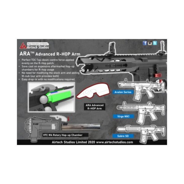 Airtech Studios Advanced R-HOP Hop up Arm for VFC Rotary
