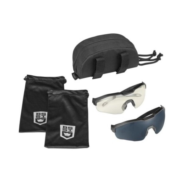 Bolle MY6 ballistic safety glass kit - Clear / Smoke