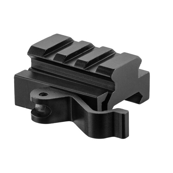 3 slot QD Picatinny rail riser - RAIL BO REHAUSSE PICATINNY QD 3 SLOT