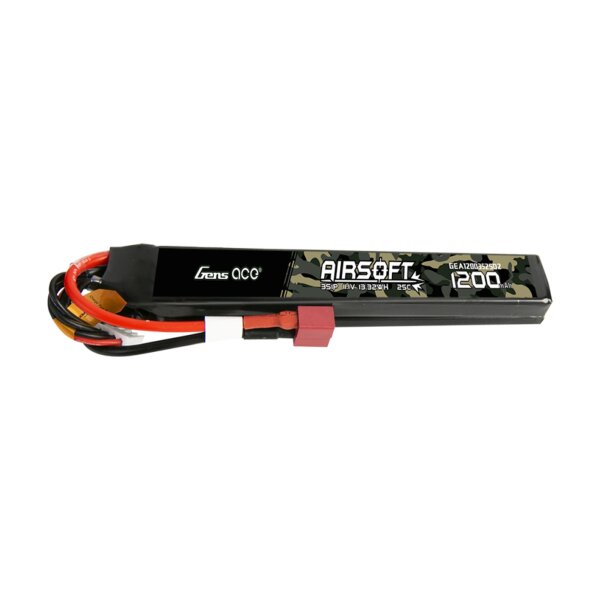Battery 11.1v 1200 mah 2 sticks T-Dean Genspow - 11.1v 1200 mah 2 elements T Plug