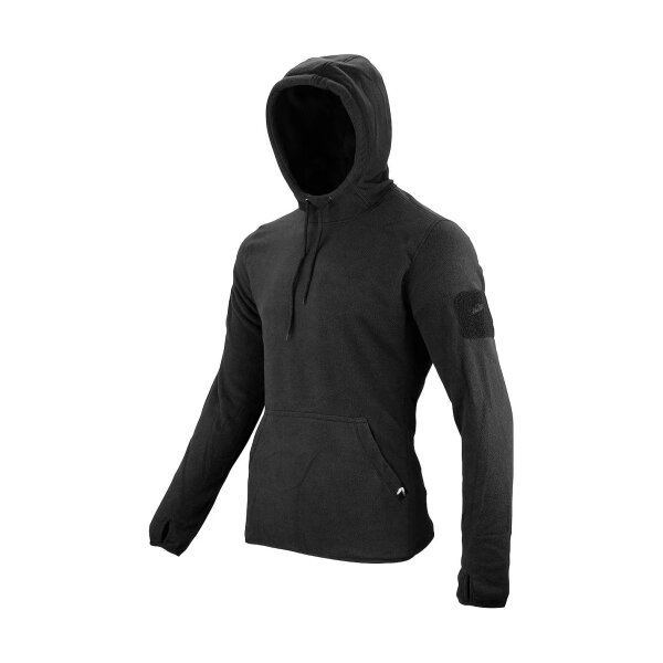 Black fleece sweatshirt with hood Viper Tactical - XL