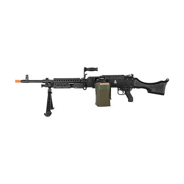 LT MG240 WWII FULL METAL AEG NOIR AVEC MAGAZINE BOX !! PX NET !! -