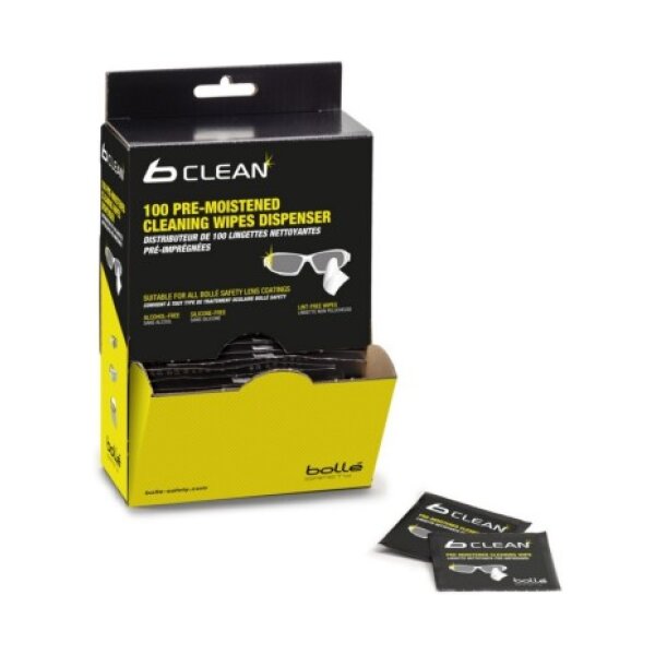 Bolle B100 Box of 100 cleaning wipes