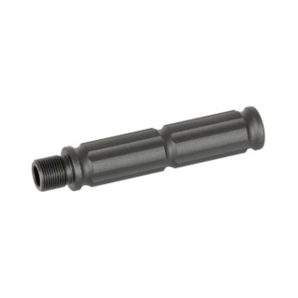 SLONG AIRSOFT Outer barrel extension FINNED 14mm CCW - 86mm