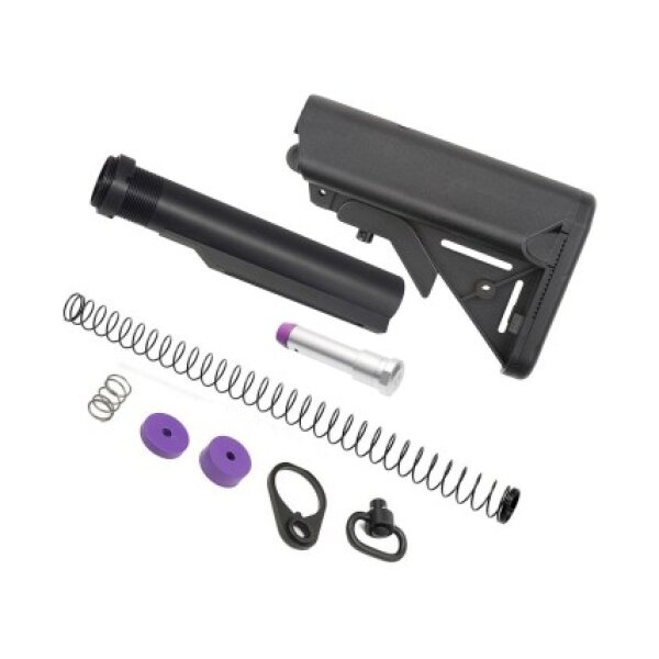 CYMA SF stock, 6 pos stock tube and recoil kit set for CGS / MWS M4