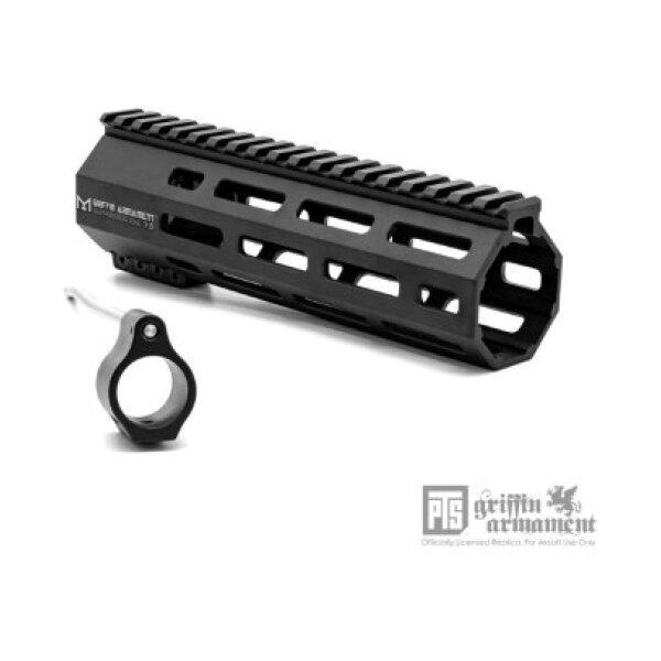 PTS Griffin Armament SR-Rigid M-Lok Handguard 7.5inch - Black