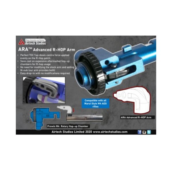 Airtech Studios Advanced R-HOP Hop up Arm for M4 ProWin