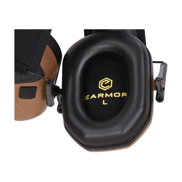 asgbox.pl - Earmor M300A Aktywne ochronniki słuchu - Coyote Brown