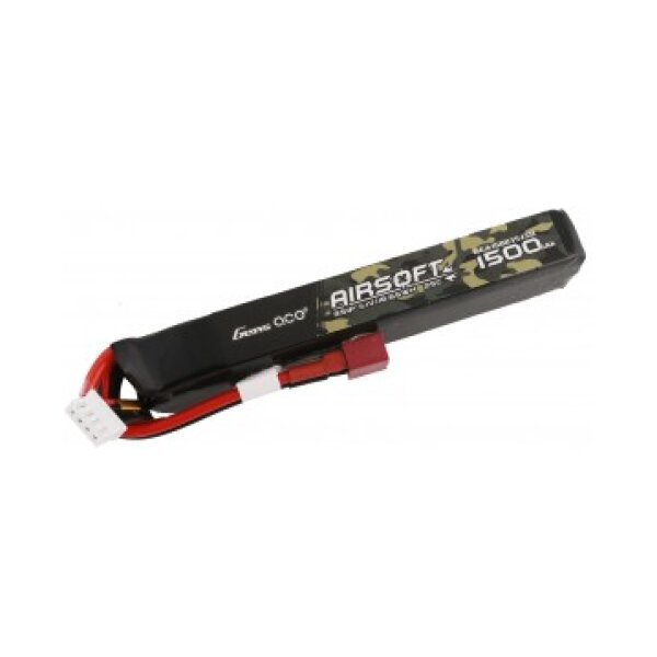 Lipo battery 11.1V 1500mah 25C 1 cell T-DEAN Genspow -