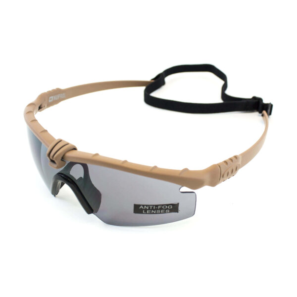 Battle Pro Thermal Tan / Smoke Goggles - Nuprol - smoky tan