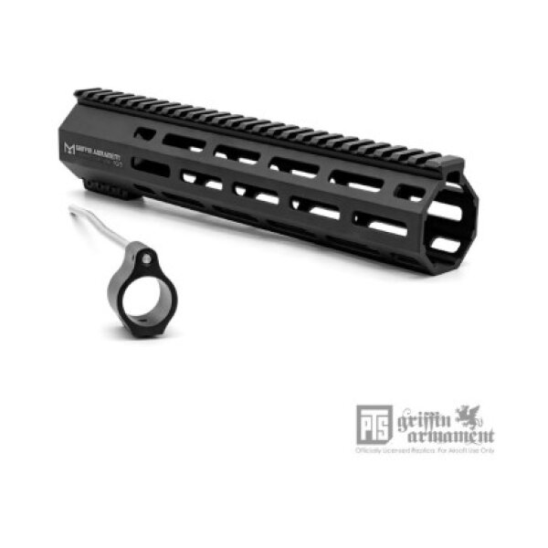 PTS Griffin Armament SR-Rigid M-Lok Handguard 10.5inch - Black