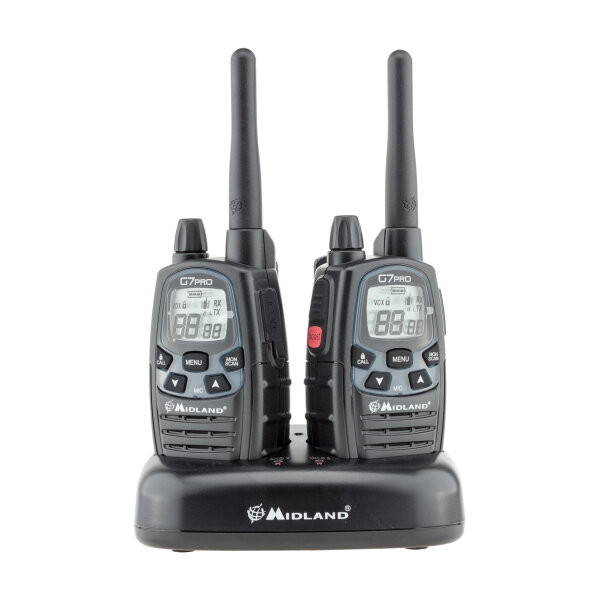 Walkie Talkies G7 PRO - Midland - Two G7 PRO talkies + charger