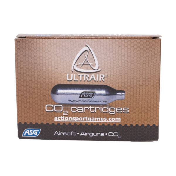 8g CO2 cartridges - Box of 10 x 8g cartridges