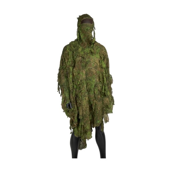 KMCS Ultra-Lite Ghillie Suit Camouflage Poncho – Green