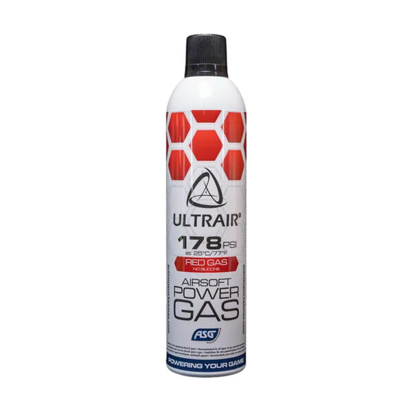 ASG Ultrair Red Airsoft Gas Bottle - Pack of 36 Ultrair Red Gas Bottles