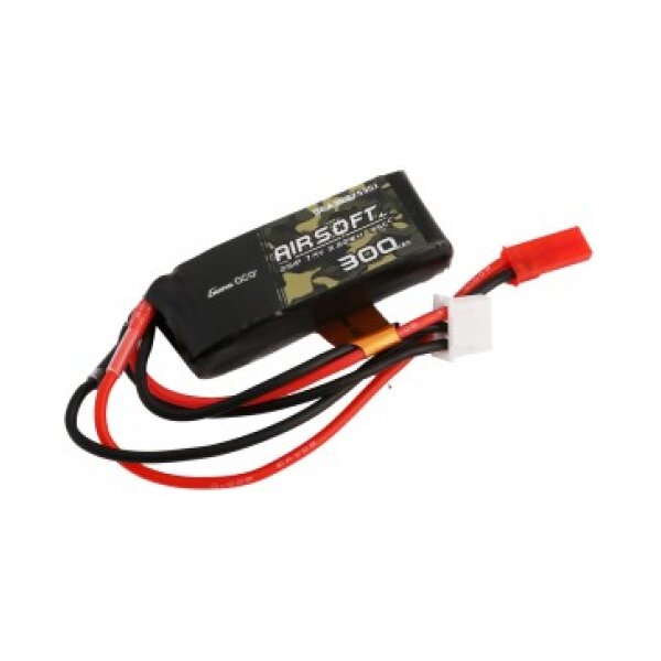 Lipo battery 7.4V 300mah 35C 1 element JST-SYP PLUG Genspow -