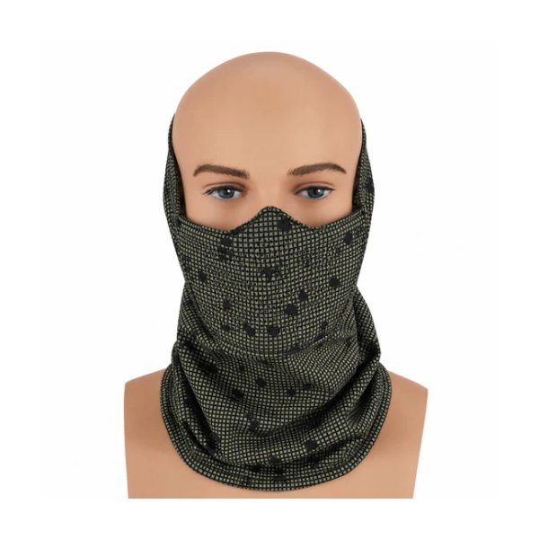 CYGNUS ARMORY Face Warrior Defender Neck Gaiter – Desert Night Camo