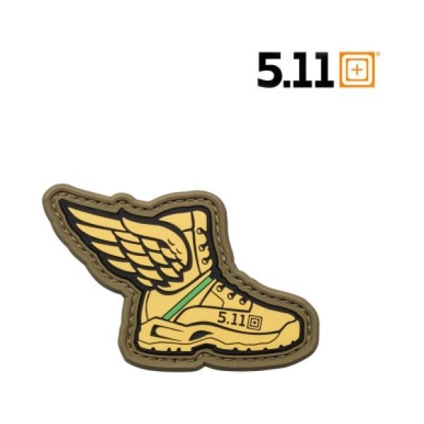 5.11 Winged Boots yellow Patch - Green