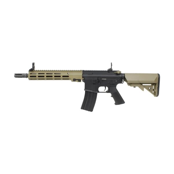 S a T Colt M4 MK16 URG-I 11.5 G3 ETU Airsoft Rifle – Black / FDE