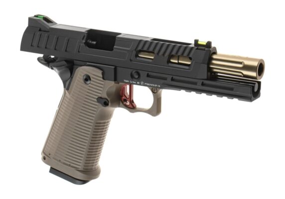 KJ Works KP-19S Full Metal GBB Pistol Black/Tan - obrazek 3