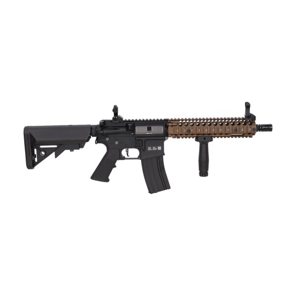 asgbox.pl - Colt x Daniel Defense MK18 SA-P19 PRIME BLDC Karabin szturmowy AEG 10.5" - Chaos Bronze