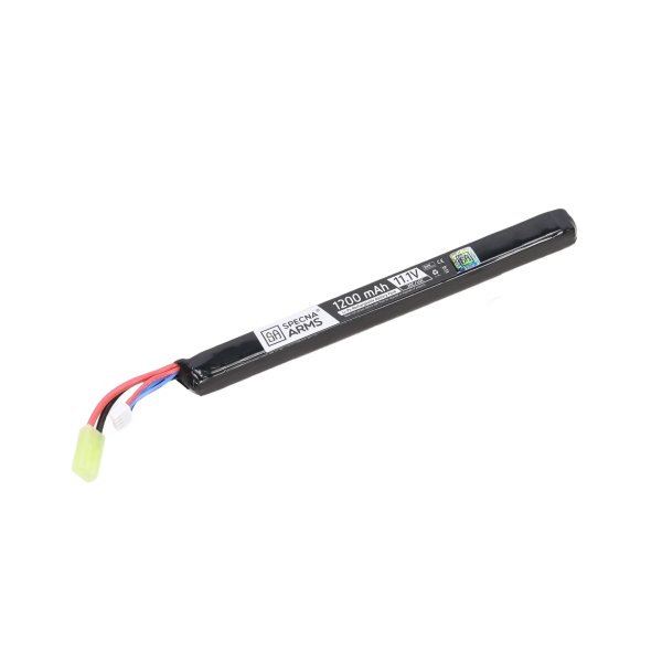asgbox.pl - Specna Arms akumulator LiPo 11.1V 1200mAh 20C/40C pod pokrywę repliki AK Tamiya mini