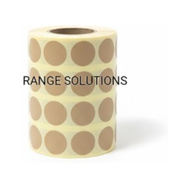 asgbox.pl - Range Solution zaklejki do tarcz IPSC 20mm 4000 szt. - Brązowe