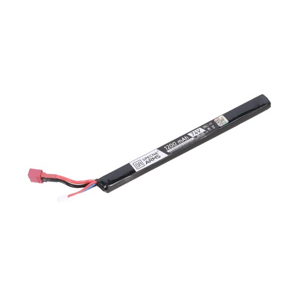 asgbox.pl - Specna Arms akumulator LiPo 7.4V 1200mAh 20C/40C pod pokrywę repliki AK T-Connect