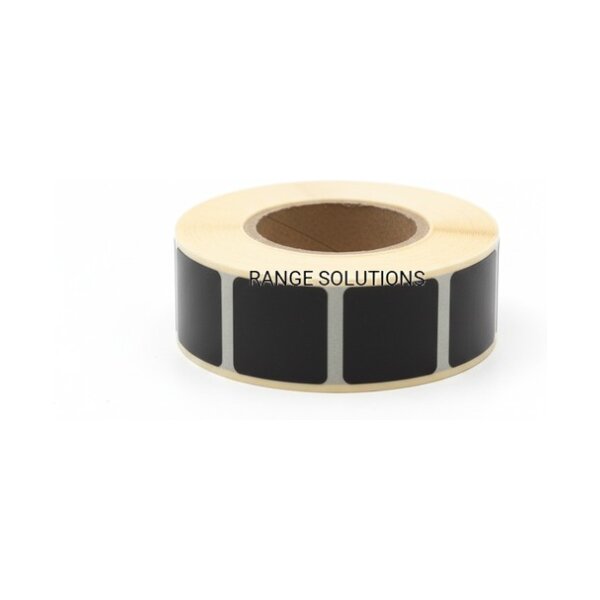 asgbox.pl - Range Solutions kwadratowe zaklejki do tarcz 22x22mm 1000 szt. - Czarne